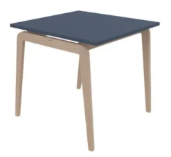 Table Adell - 80 x 80 cm - 4 pieds - hêtre verni naturel