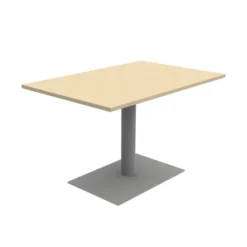 Table Aloe II - 120 x 80 cm - piétement central - plateau stratifié