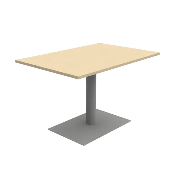 Table Aloe II - 120 x 80 cm - piétement central - plateau stratifié