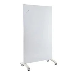 Tableau mobile piétement blanc - double face Groove - 100 x 185 cm