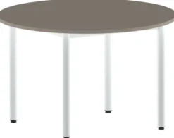 Table Bandana - Ø 120 cm - 4 pieds époxy - plateau stratifié - taille 6