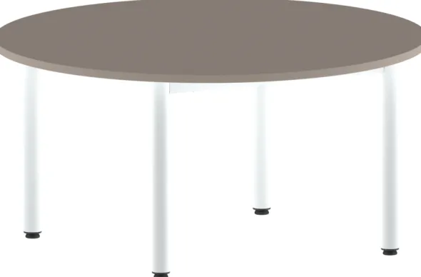 Table Bandana - Ø 120 cm - 4 pieds époxy - plateau stratifié antibruit - taille 3