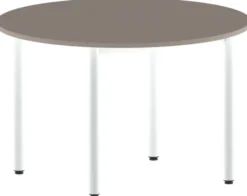Table Bandana - Ø 120 cm - 4 pieds époxy - plateau stratifié antibruit - taille 6