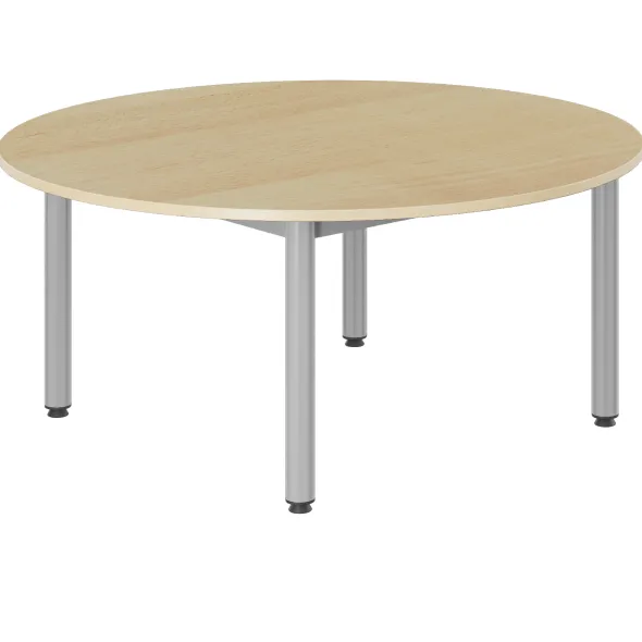 Table Bandana - Ø 120 cm - 4 pieds époxy - plateau stratifié antibruit - taille 2