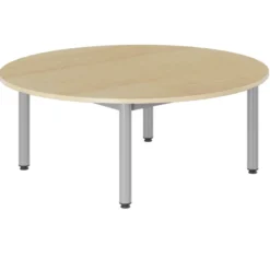 Table Bandana - Ø 120 cm - 4 pieds époxy - plateau stratifié - taille 1