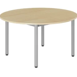 Table Bandana - Ø 120 cm - 4 pieds époxy - plateau stratifié - taille 4