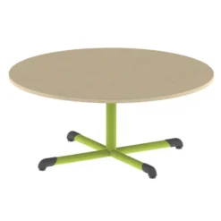 Table Bandana - Ø 120 cm - piétement central époxy - plateau antibruit stratifié - taille 2
