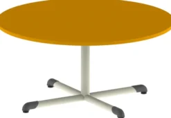 Table Bandana - Ø 120 cm - piétement central époxy - plateau antibruit stratifié - taille 3