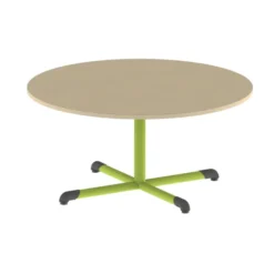 Table Bandana - Ø 120 cm - piétement central époxy - plateau antibruit stratifié - taille 3