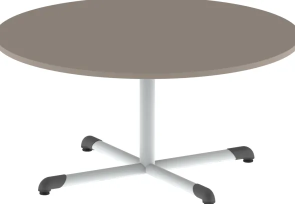 Table Bandana - Ø 120 cm - piétement central époxy - plateau antibruit stratifié - taille 3