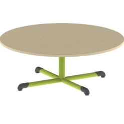 Table Bandana - Ø 120 cm - piétement central époxy - plateau antibruit stratifié - taille 1