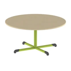 Table Bandana - Ø 120 cm - piétement central époxy - plateau stratifié - taille 3