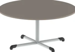 Table Bandana - Ø 120 cm - piétement central époxy - plateau stratifié - taille 3