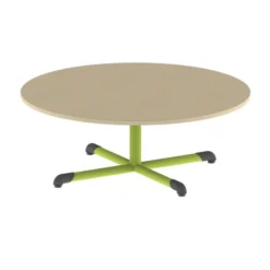 Table Bandana - Ø 120 cm - piétement central époxy - plateau stratifié - taille 1