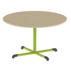 Table Bandana - Ø 120 cm - piétement central époxy - plateau stratifié - taille 5