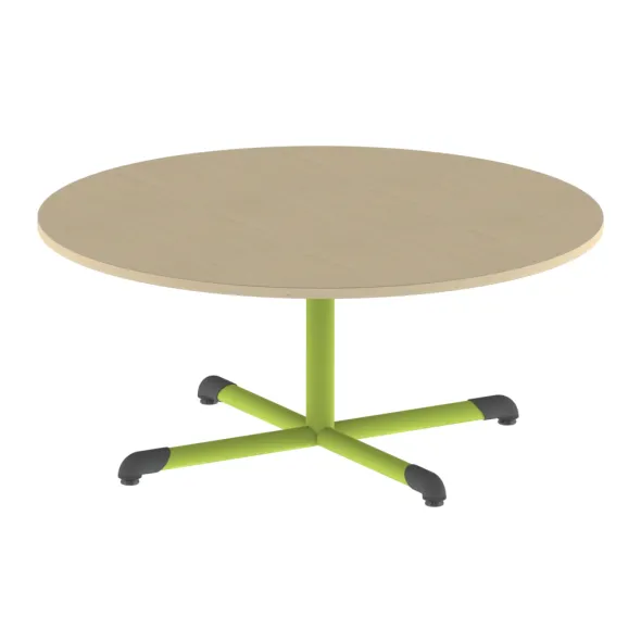 Table Bandana - Ø 120 cm - piétement central époxy - plateau stratifié - taille 2