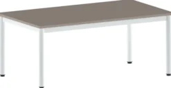 Table Bandana - 140 x 80 cm - 4 pieds époxy - plateau stratifié - taille 3