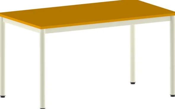 Table Bandana - 140 x 80 cm - 4 pieds époxy - plateau stratifié - taille 6
