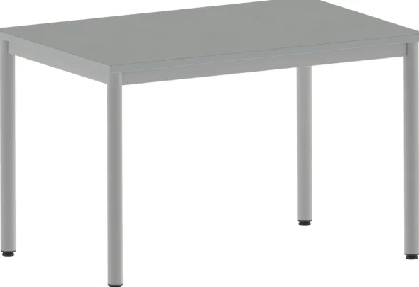 Table Bandana - 120 x 80 cm - 4 pieds époxy - plateau softop - chants ABS gris - T6