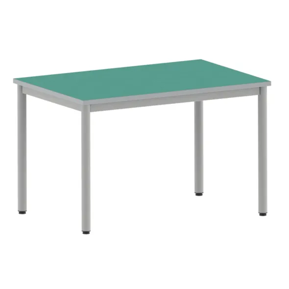 Table Bandana - 120 x 80 cm - 4 pieds époxy - plateau softop - chants ABS gris - T6