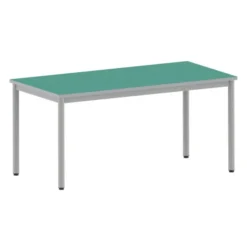 Table Bandana - 160 x 80 cm - 4 pieds époxy - plateau softop - chants ABS gris - T6