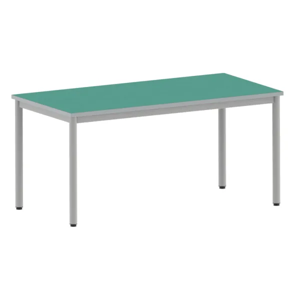 Table Bandana - 160 x 80 cm - 4 pieds époxy - plateau softop - chants ABS gris - T6
