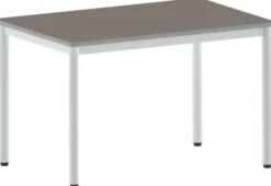 Table Bandana - 120 x 80 cm - 4 pieds époxy - plateau stratifié - chants surmoulés - taille 6