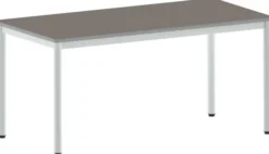 Table Bandana - 160 x 80 cm - 4 pieds époxy - plateau stratifié - chants surmoulés - taille 6