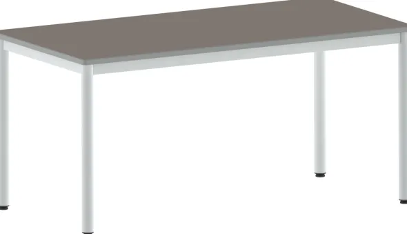 Table Bandana - 160 x 80 cm - 4 pieds époxy - plateau stratifié - chants surmoulés - taille 6