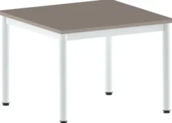 Table Bandana - 80 x 80 cm - 4 pieds époxy - plateau stratifié antibruit - taille 3