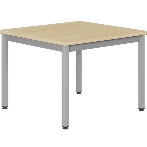 Table Bandana - 80 x 80 cm - 4 pieds époxy - plateau stratifié antibruit - taille 3