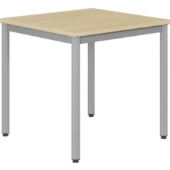Table Bandana - 80 x 80 cm - 4 pieds époxy - plateau stratifié antibruit - taille 6