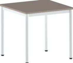 Table Bandana - 80 x 80 cm - 4 pieds époxy - plateau stratifié antibruit - taille 6