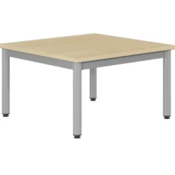 Table Bandana - 80 x 80 cm - 4 pieds époxy - plateau stratifié - taille 1