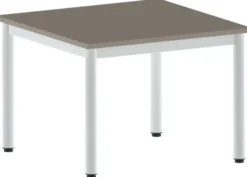 Table Bandana - 80 x 80 cm - 4 pieds époxy - plateau stratifié - taille 3