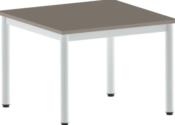 Table Bandana - 80 x 80 cm - 4 pieds époxy - plateau stratifié - taille 3
