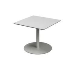 Table basse carré Trinquet - 60 x 60 x h. 45 cm - plateau PS 100% recyclé - piétement époxy