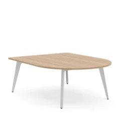 Table basse forme D 4/6 places Lares Media II - l. 140 x h. 66 x pr. 180 cm