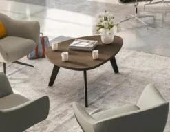 Table basse galet Majesty - l. 100 x pr. 80/90 cm