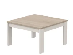 Table basse - Naya - l. 65,4 x h. 37,9 x pr. 65,4 cm - structure hêtre teinté
