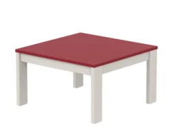Table basse - Naya - l. 65,4 x h. 37,9 x pr. 65,4 cm - structure hêtre teinté
