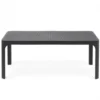 Table basse Net - l. 100 x h. 40 x pr. 60 cm - structure en polypropylène anti UV