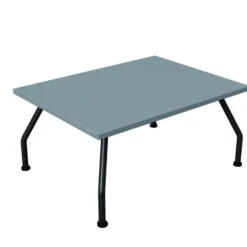 Table basse rectangulaire Yola - mélaminé - l. 80 x h. 38 x pr. 60 cm