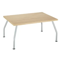 Table basse rectangulaire Yola - mélaminé - l. 80 x h. 38 x pr. 60 cm