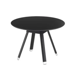 Table basse ronde Bulle - stratifié - pieds époxy - Ø 60 cm