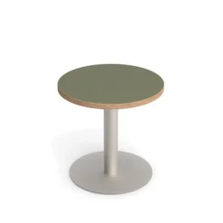 Table basse ronde Tamaris - Ø 43 cm - piétement sur socle rond - stratifié