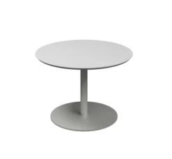 Table basse ronde Trinquet - Ø 70 cm x h. 45 cm - plateau PS 100% recyclé - piétement époxy