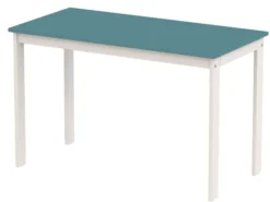Table bureau rectangulaire - Naya - 120 x 60 cm - structure hêtre teinté
