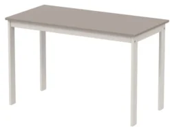 Table bureau rectangulaire - Naya - 120 x 60 cm - structure hêtre teinté