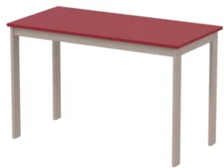 Table bureau rectangulaire - Naya - 120 x 60 cm - structure hêtre teinté